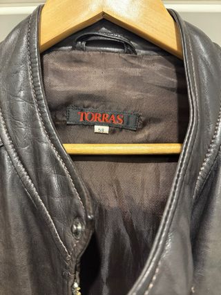 Chaqueta de piel Torras – Estilo biker hombre