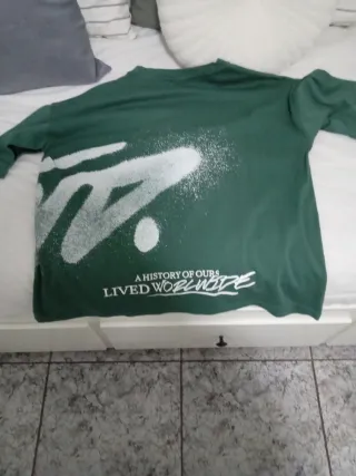 Lote 4 Camisetas Hombre Verde y beige