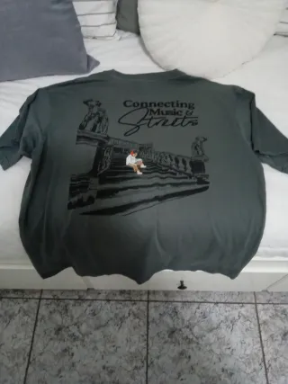 Lote 4 Camisetas Hombre Verde y beige