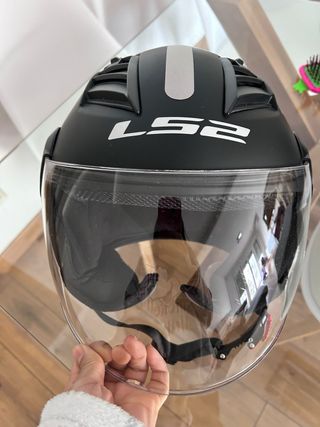 Casco Moto LS2 Talla L Negro