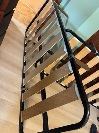 Estructura Cama Negra 160x190