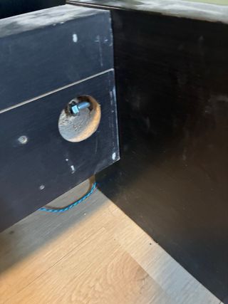 Estructura Cama Negra 160x190