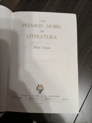 Los premios Nobel de Literatura