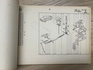 RENAULT 11 TURBO TXE GTS TSE CATALOGO DE RECAMBIOS
