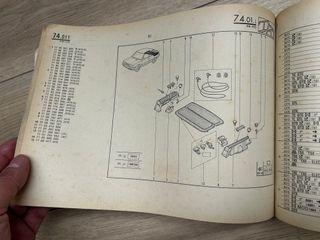 RENAULT 11 TURBO TXE GTS TSE CATALOGO DE RECAMBIOS