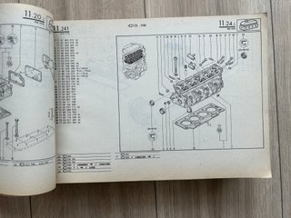RENAULT 11 GTL TSE GTX GTD CATALOGO DE RECAMBIOS