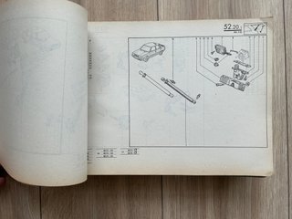 RENAULT 11 GTL TSE GTX GTD CATALOGO DE RECAMBIOS