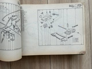 RENAULT 11 GTL TSE GTX GTD CATALOGO DE RECAMBIOS