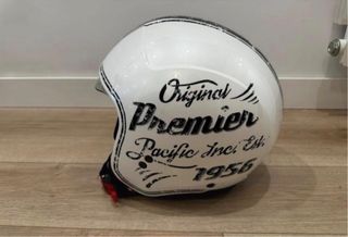 Casco Moto Premier Pacific Inc. 1956 Blanco