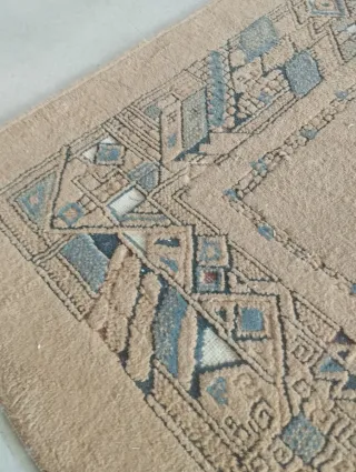 Alfombra Camel con Cenefa