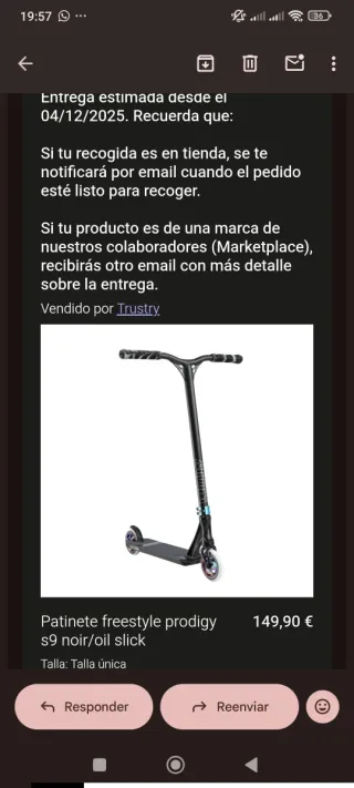 Patinete freestyle prodigy s9