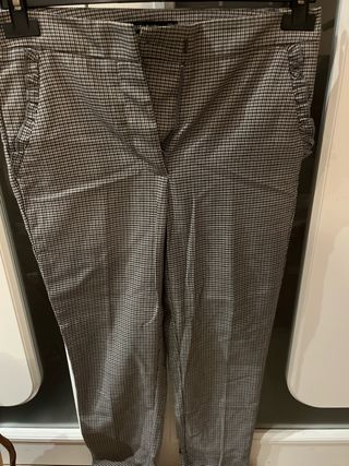Pantalon elastico ralla S zara
