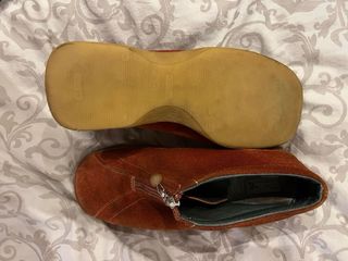 Botín Hobby T37 Color Teja Cremallera