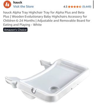 Bandeja Trona Hauck Alpha