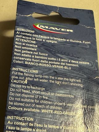 Lampada Strobo Intermittente Maver