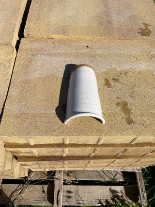 Teja árabe vidriada a mano