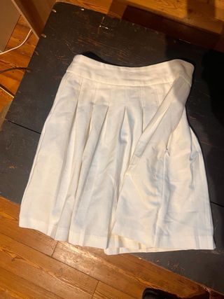 Gonna H&M bianca a pieghe