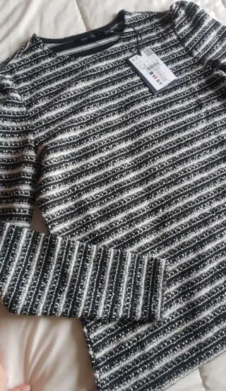 Jersey Cortefiel Tweed Rayas