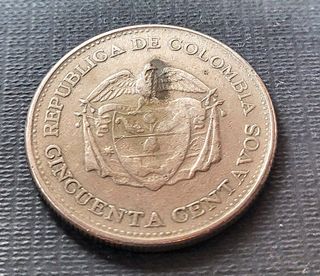 Moneda Colombia 1963 Simón Bolívar