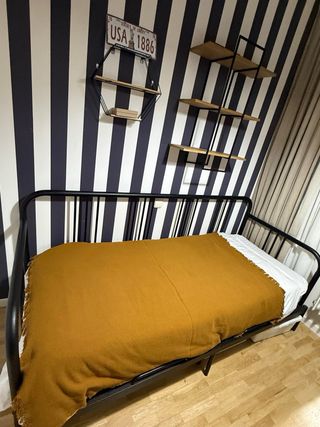 Cama nido Ikea FYRESDAL Negra