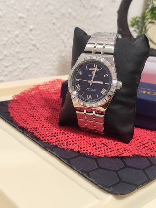 Reloj poedagar Hombre Azul y Plateado