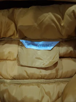 Plumífero Anorak Amarillo Talla M