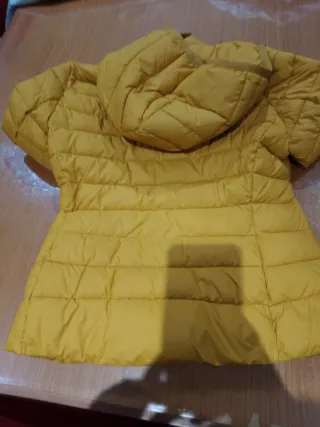 Plumífero Anorak Amarillo Talla M