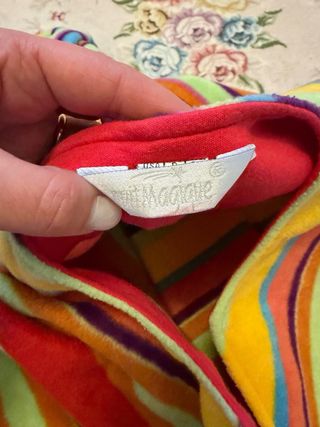 Capa poncho quentinha multicolor