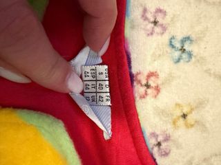 Capa poncho quentinha multicolor