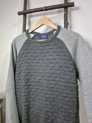 Sudadera Pull&Bear Gris Talla L