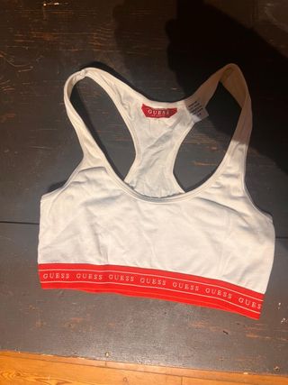 Reggiseno sportivo Guess bianco