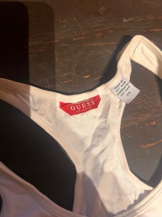 Reggiseno sportivo Guess bianco