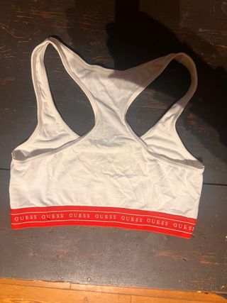 Reggiseno sportivo Guess bianco