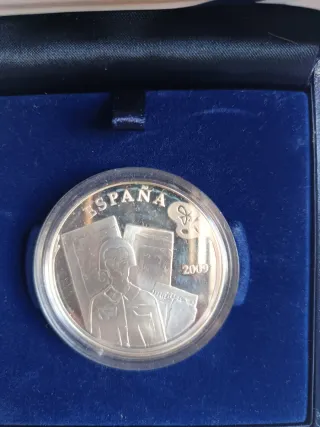 Moneda 10 Euros Plata 2009 Salvador Dalí