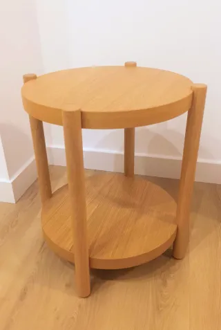 Mesa auxiliar IKEA LISTERBY chapa roble