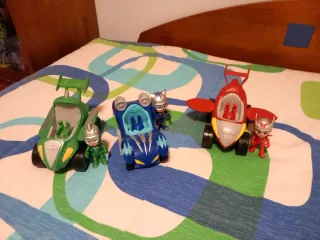 Pj Masks Vehículos Gatuno, Geko y Buhita