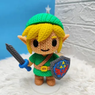 Figura 3D Link The Legend of Zelda