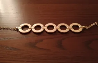 Pulsera esmaltada mate oro multicolor