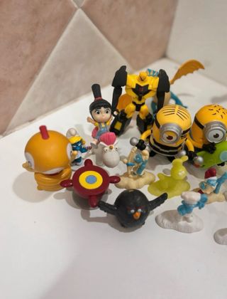Lote Juguetes: Minions, Transformers, Pingüinos