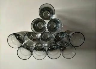 12 Vasos Chupito Cristal