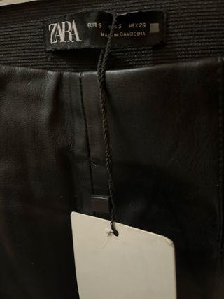 Pantalon de cuero talla S NUEVO