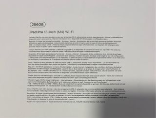 iPad Pro 13 M4 256GB Negro Espacial