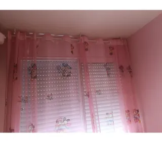 Cortinas Disney Rosas