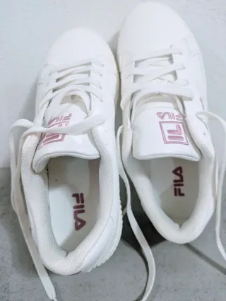 Sneakers Fila Platform Bianche Rosa Tg 38