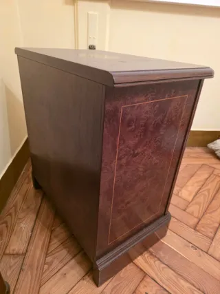 Cabezal y 2 Mesillas Madera Raíz