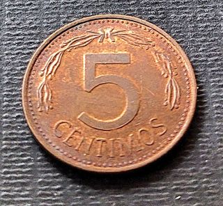 Moneda Venezuela 5 Centimos 1977