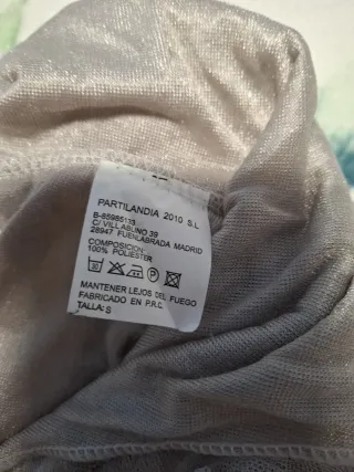 Disfraz Fantasma Plateado