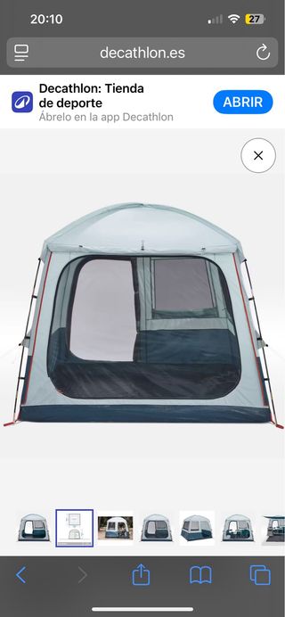 Tienda de campaña Quechua Arpenaz Base L