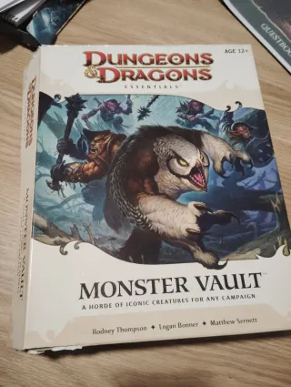Lote D&D 4ª Edición starter set, Monster vault