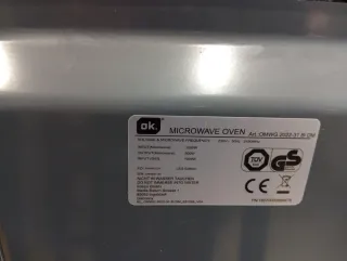 Microondas integrable Acero Inoxidable